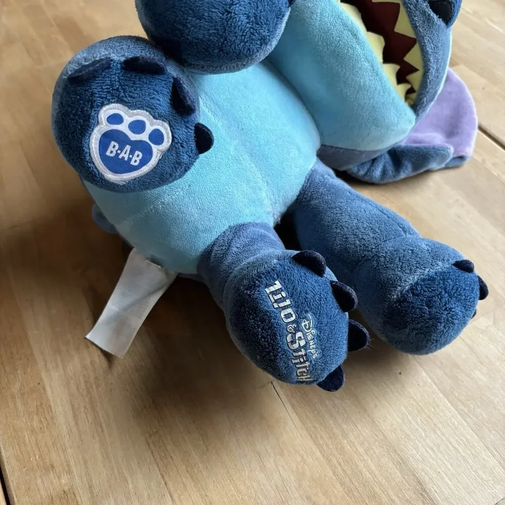 Build A Bear Workshop BABW Disney Stitch Blue Stuffed Animal Plush Toy Lilo 12